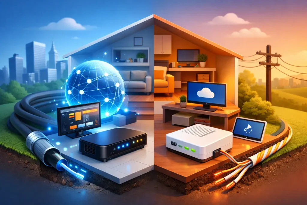 Kabelinternet DSL Vergleich für Ihr Zuhause