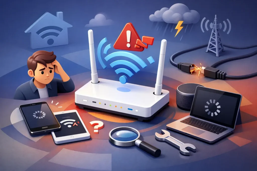 Warum bricht WLAN ständig ab? Ursachen beheben